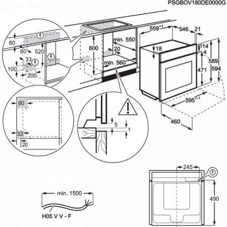 Духовой шкаф ELECTROLUX OEE5C71Z