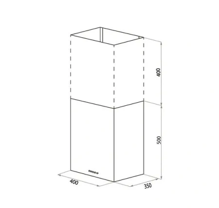 Вытяжка MEFERI ROOMBOX40BK ISLA COMFORT