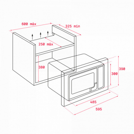 Микроволновая печь TEKA MB 620 BI WHITE