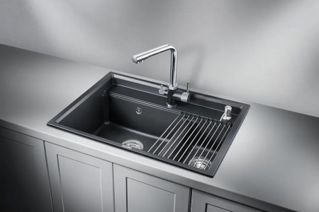 Кухонная мойка GRANULA KS-7302 шварц