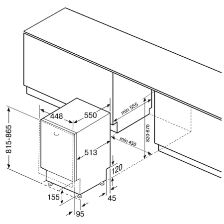 Посудомоечная машина KRONA WESPA 45 BI V 2