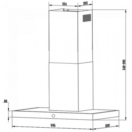 Вытяжка CATA B6-T700 XGBK