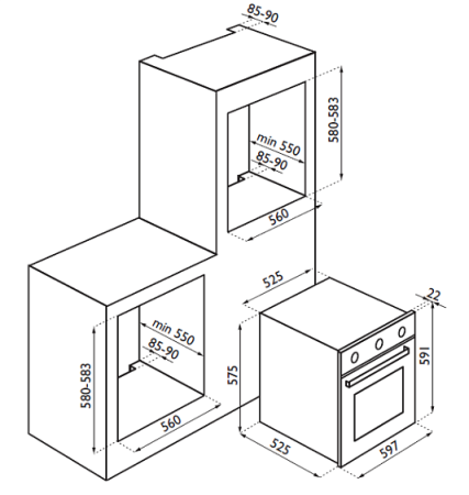 Духовой шкаф ARDO oba 606 c