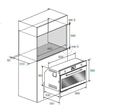 Духовой шкаф Fulgor Milano QO 9609 PT нержавеющая сталь
