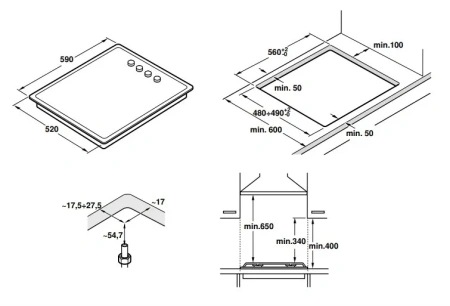 Варочная поверхность BOSCH POY6B6O10Q