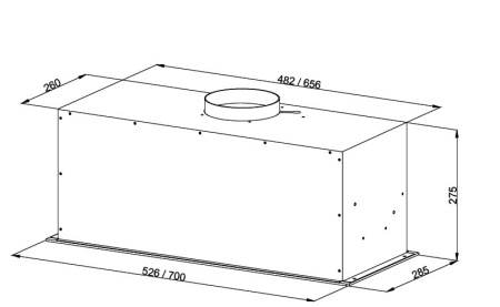 Вытяжка KUPPERSBERG BIM 600 White