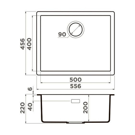 Кухонная мойка OMOIKIRI Yamakawa 55-U/I-GR Artceramic (4993777) Leningrad grey