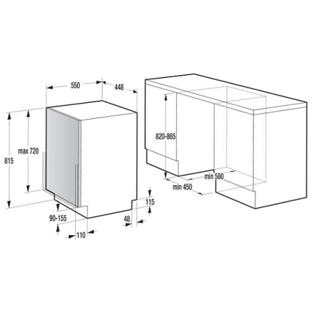Посудомоечная машина GORENJE MGV5510