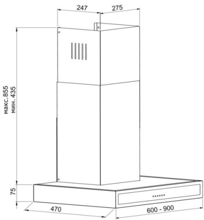 Вытяжка KORTING KHC 9771 N