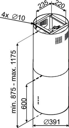 Вытяжка BRANDT BHY2353B