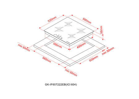 Варочная поверхность KUPPERSBERG ICI 604