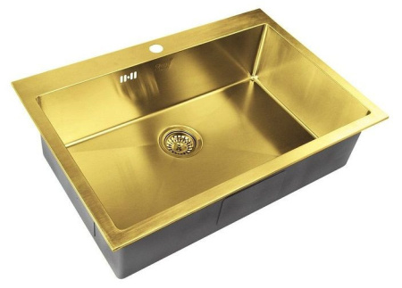 Кухонная мойка ZORG INOX PVD SZR-7551 бронза
