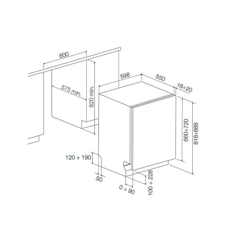 Посудомоечная машина FULGOR Milano FDW 82103