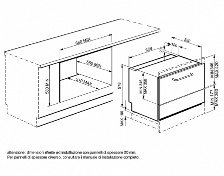 Посудомоечная машина SMEG sto905
