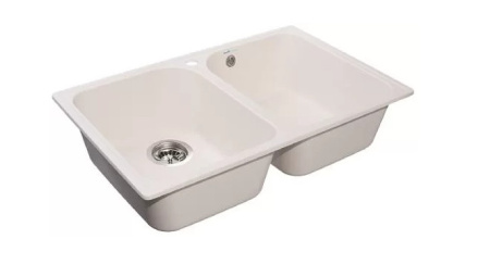 Кухонная мойка GRANFEST Quarz GF-Z15 белый