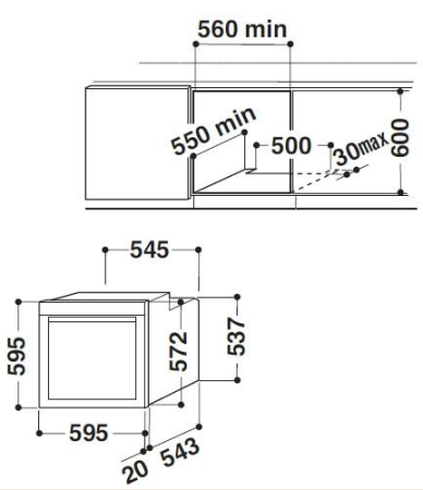 Духовой шкаф WHIRLPOOL akzm7540/nb