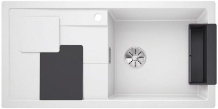 Кухонная мойка Blanco SITY XL 6 S lava grey белый гранит 525051