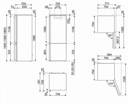 Холодильник SMEG FA8005RAO