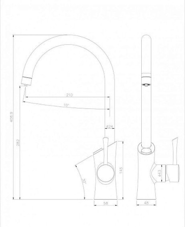 Смеситель LEMARK Comfort LM3072C хром