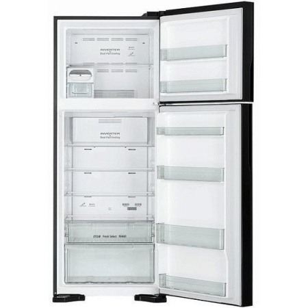 Холодильник HITACHI R-V 542 PU7 BBK чёрный бриллиант