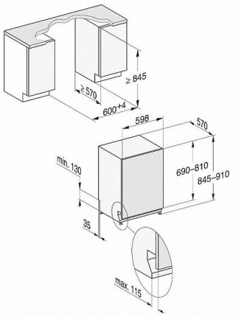 Посудомоечная машина MIELE G 7965 SCVi XXL AutoDos