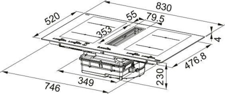 Варочная поверхность FRANKE FMA 8391R HI (340.0705.336)