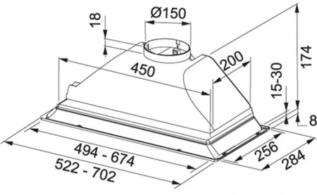 Вытяжка FRANKE 305.0482.701 FRANKE FBI 712 GR V2