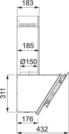 Вытяжка FRANKE TEMPER 60 BK (330.0712.113)