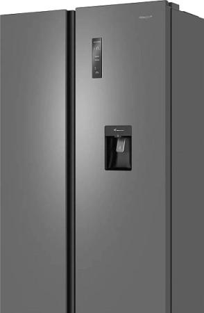 Холодильник WEISSGAUFF WSBS 590 Inverter NoFrost Water Dispenser Grey