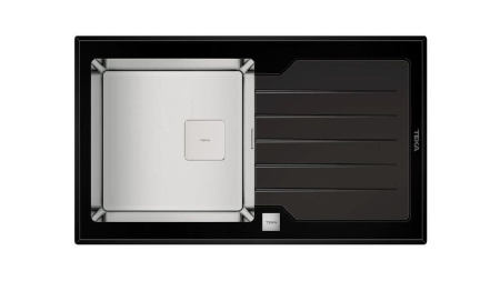 Мойка кухонная TEKA DIAMOND RS15 1B 1D 86 BLACK (art.115100011)
