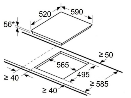 Варочная поверхность MAUNFELD CVI594SF2LGR