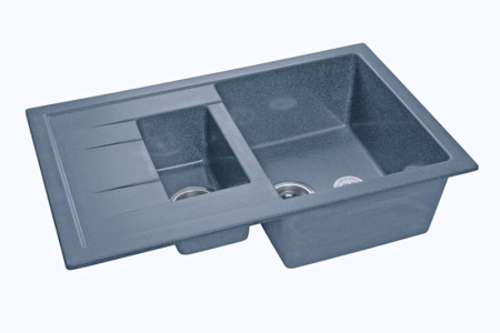 Кухонная мойка GRANFEST Quadro GF-Q775KL графит