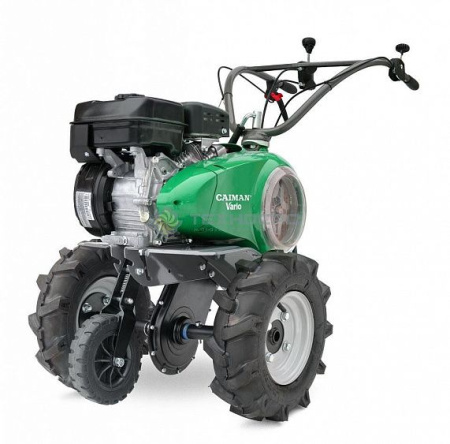 Мотоблок бензиновый CAIMAN vario 60s twk приводной шкив, с пневмоколесами 4x8