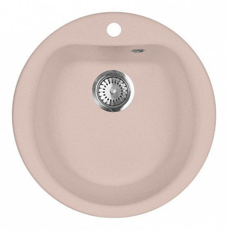 Кухонная мойка AQUAGRANITEX M-07 розовый