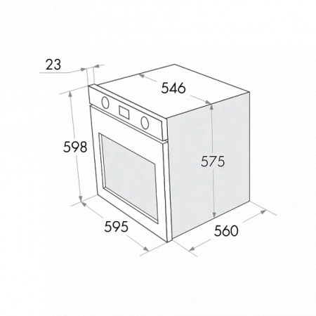 Электрический духовой шкаф MAUNFELD meoh.6711w (цвет белый+белое стекло )