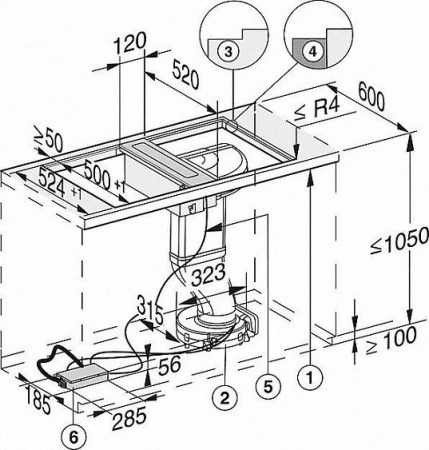 Вытяжка MIELE CSDA 7001 FL