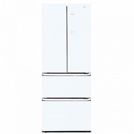 Холодильник TESLER RFD-361I WHITE GLASS