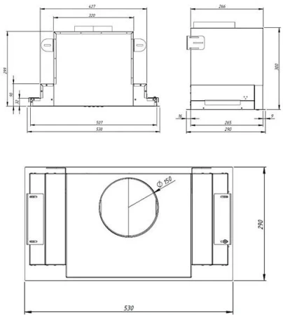 Вытяжка AKPO WK-6 Neva glass 60 чёрный