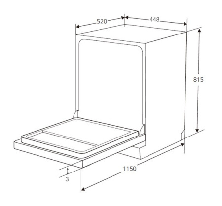 Посудомоечная машина KUPPERSBERG GLM 4580