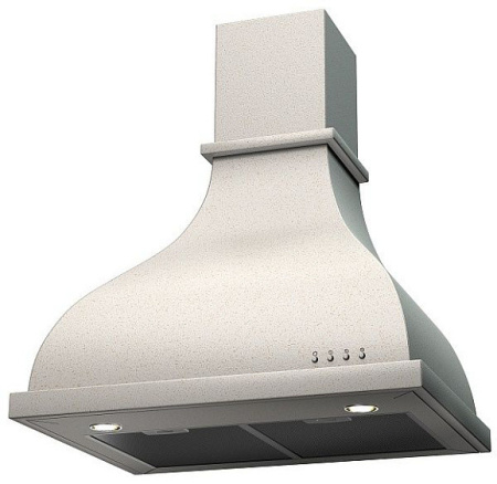 Каминная вытяжка Kronasteel Alisa 600 electronic золотой структурный
