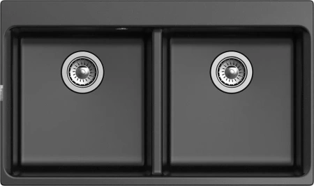 Кухонная мойка RIVELATO AXEL 90-2D nero