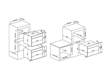 Каминная вытяжка SMEG KS 905 BXE