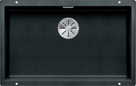 Кухонная мойка BLANCO SUBLINE 700-U SILGRANIT антрацит с отв.арм. InFino (арт.523442)