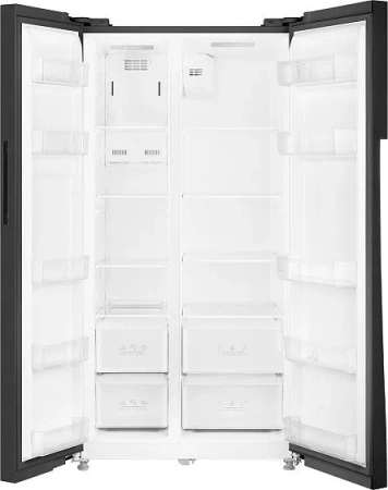 Холодильник WEISSGAUFF WSBS 550 Inverter NoFrost Dark Grey