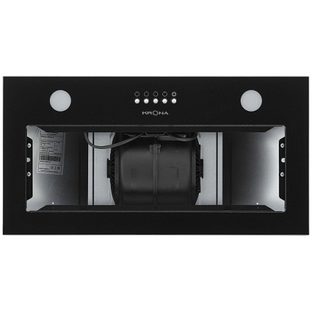 Вытяжка KRONA LUISA 600 GLASS BLACK PB