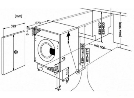 Стиральная машина WHIRLPOOL  awoc7712