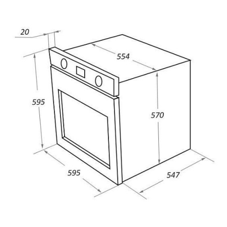 Духовой шкаф MAUNFELD EOEH.7611S2