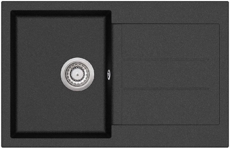 Кухонная мойка AQUASANITA Tesa SQT101AW (black metallic 601)