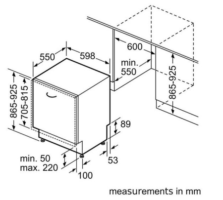 Посудомоечная машина SIEMENS SX 736X19NE