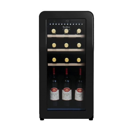 Винный шкаф TESLER CWC-188 BLACK — фото